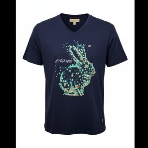 A. Tiziano Men's Short sleeve graphic crew neck 3X